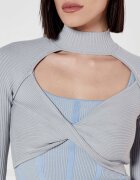 Patrizia Pepe Bluză 2 în 1 | Slim Fit