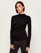 Patrizia Pepe Bluză | Slim Fit cu adaos de lână