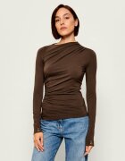 Patrizia Pepe Bluză | Slim Fit cu adaos de lână