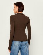 Patrizia Pepe Bluză | Slim Fit cu adaos de lână