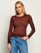 Patrizia Pepe Bluză | Slim Fit | cu adaos de mătase și cașmir