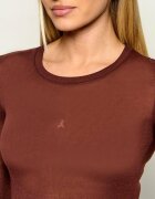 Patrizia Pepe Bluză | Slim Fit | cu adaos de mătase și cașmir