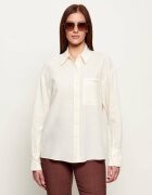 Patrizia Pepe Cămașă | Loose fit | cu adaos de in