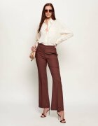 Patrizia Pepe Cămașă | Loose fit | cu adaos de in