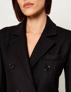 Patrizia Pepe De lână palton cu adaos de cașmir