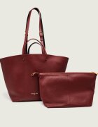 Patrizia Pepe De piele geantă shopper + borsetă Complete