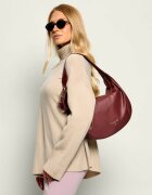 Patrizia Pepe De piele hobo New Moon