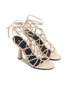 Patrizia Pepe De piele sandale cu toc gros