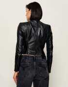 Patrizia Pepe Geacă de piele | Cropped Fit