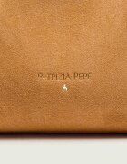 Patrizia Pepe Geantă shopper + borsetă (In)Complete | piele întoarsă cu adaos de piele