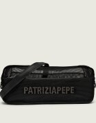 Patrizia Pepe Geantă sport cu adaos de piele