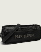 Patrizia Pepe Geantă sport cu adaos de piele