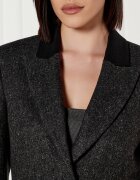 Patrizia Pepe Jachetă | Cropped Fit cu adaos de lână