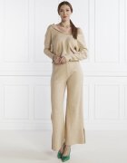 Patrizia Pepe Pantaloni de tricot | Relaxed fit cu adaos de lână