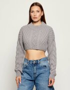 Patrizia Pepe Pulover | Cropped Fit cu adaos de lână
