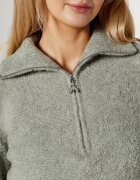 Patrizia Pepe Pulover | Cropped Fit cu adaos de lână