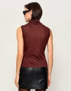 Patrizia Pepe Top | Slim Fit | cu adaos de mătase și cașmir