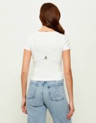 Patrizia Pepe Tricou | Cropped Fit