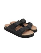 Pepe Jeans London Șlapi URBAN SANDAL BASIC EMBOED cu adaos de piele