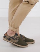 Pepe Jeans London Teniși TOURIST CLAIC CAMO cu adaos de piele