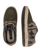 Pepe Jeans London Teniși TOURIST CLAIC CAMO cu adaos de piele