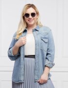 PERSONA BY MARINA RINALDI Cămașă FARRO Plus size | Regular Fit | denim