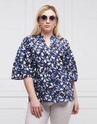 PERSONA BY MARINA RINALDI Cămașă FINIRE Plus size | Regular Fit | | cu adaos de in