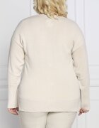 PERSONA BY MARINA RINALDI Cardigan MOKA plus size | Regular Fit cu adaos de lână