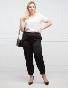 PERSONA BY MARINA RINALDI De satin pantaloni RENDE | Regular Fit
