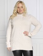 PERSONA BY MARINA RINALDI Pulover ALBUM Plus size | Regular Fit cu adaos de lână și cașmir