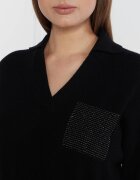 Peserico De lână rochie cu cordon cu adaos de mătase