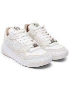 Philipp Plein Teniși din piele Lo-top Strass Hexagon | piele întoarsă