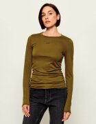 Pinko Bluză Perle | Slim Fit cu adaos de lână