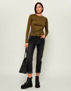 Pinko Bluză Perle | Slim Fit cu adaos de lână