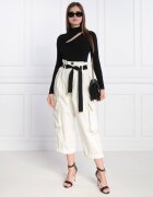 Pinko Bluză | Slim Fit cu adaos de cașmir