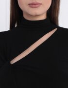 Pinko Bluză | Slim Fit cu adaos de cașmir