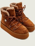 Pinko Bocanci Martina 01 | piele întoarsă | shearling