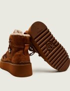 Pinko Bocanci Martina 01 | piele întoarsă | shearling