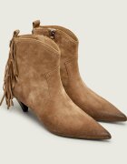 Pinko Botine cu toc Didi 01 | piele întoarsă