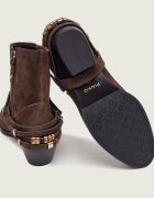 Pinko Botine cu toc Jane 07 | piele întoarsă