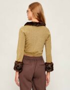Pinko Cardigan 2w1 BLUE LAGOON | Cropped Fit
