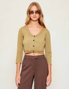 Pinko Cardigan 2w1 BLUE LAGOON | Cropped Fit