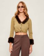 Pinko Cardigan 2w1 BLUE LAGOON | Cropped Fit