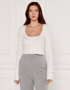 Pinko Cardigan Colorpoint | Cropped Fit cu adaos de lână