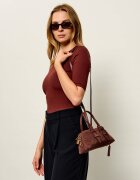 Pinko Cufăr Bowling Horizontal | piele întoarsă