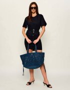 Pinko De blugi geantă shopper + borsetă CLASSIC SANGALLO