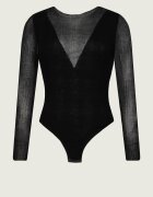Pinko De lână body DISGELO | Slim Fit | cu adaos de mătase și cașmir