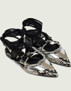 Pinko De piele balerini Gianira 30