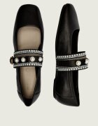 Pinko De piele balerini MAX 04 Mary Jane