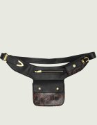 Pinko De piele borsetă Marsupio New Biker Python
